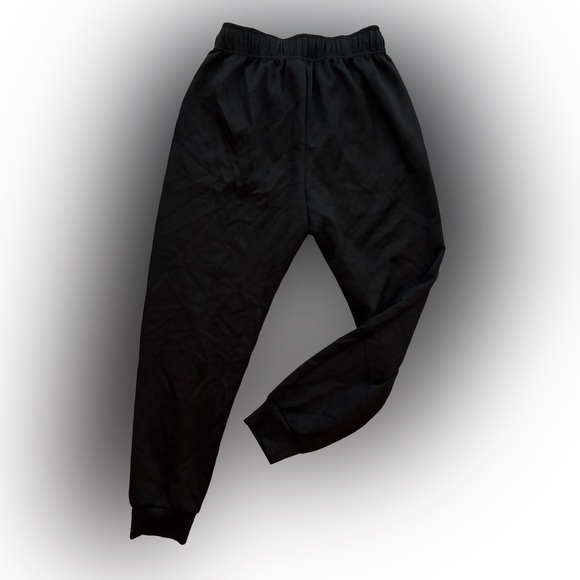 Pinspark Black Athletic Joggers with Drawstring Stretch Waist NWOT Size S - Picture 2 of 4